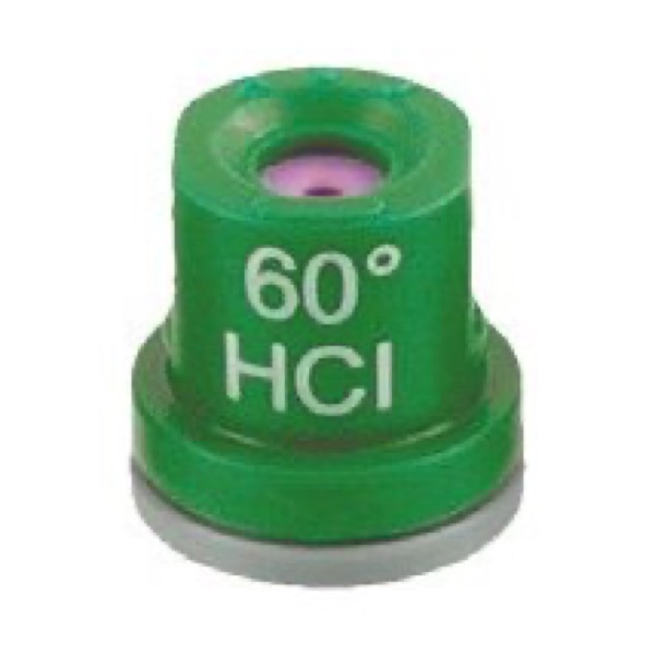 Hollow Cone Ceramic Nozzle Tip 60° Green 1.5 mm